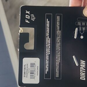 Youth fox dirtbike gloves